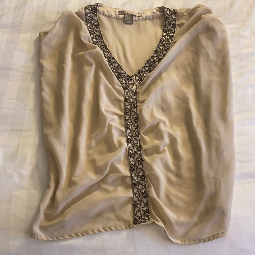 Tranluscent Top beige size: S